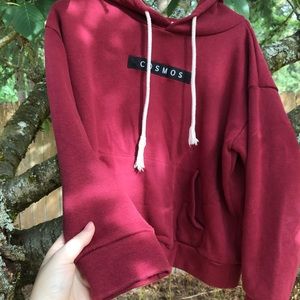 South Korea Comfy red sweatshirt
